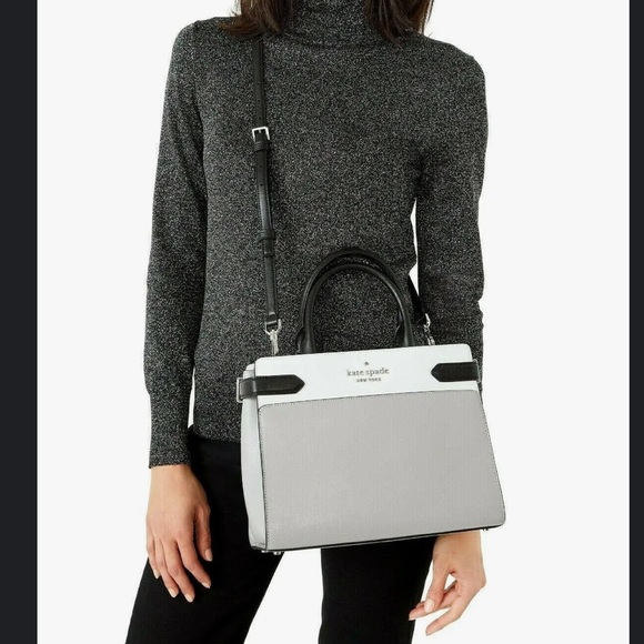 NWT Kate Spade New York Staci Medium Saffiano Leather Satchel - Picture 7 of 9
